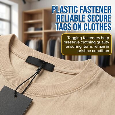 Flexible Nylon Tag Fasteners 4 Inches Length Durable Strong Fastening Solution Suitable for Garment Tags and Industrial
