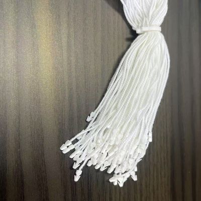 सफेद हैंग नायलॉन प्लास्टिक टैग फास्टनर स्ट्रिंग आयताकार ODM