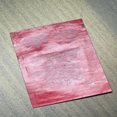 ओडीएम स्व चिपकने वाला गर्मी हस्तांतरण कपड़े लेबल 38x54 42x62