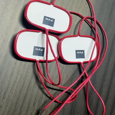 500 पीसी ब्रैडेड हैंग टैग स्नैप लॉक नायलॉन प्लास्टिक मूल्य टैग फास्टनर