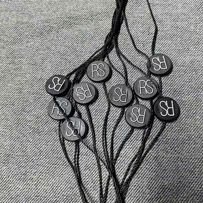 Black Fashion Gold-embossed Clothing Labels, Trendy Clothing Accessories, Collar Garments