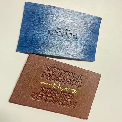 Customization Custom Leather Labels Sew On Closure Type Perfect for Clothing Accessories Bags and Handmade Leather Goods