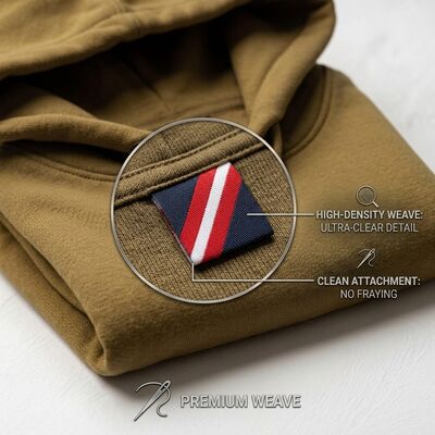 Quick Sample Woven Clothing Labels Fast Turnaround 3 5 Days Custom Garment Tags Logo Branding