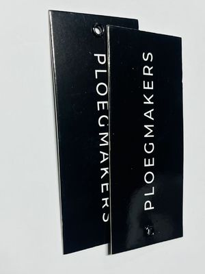 कस्टम कार्डस्टॉक स्विंग एक्सेसरीज वस्त्र के लिए हैंग टैग 500 पैक